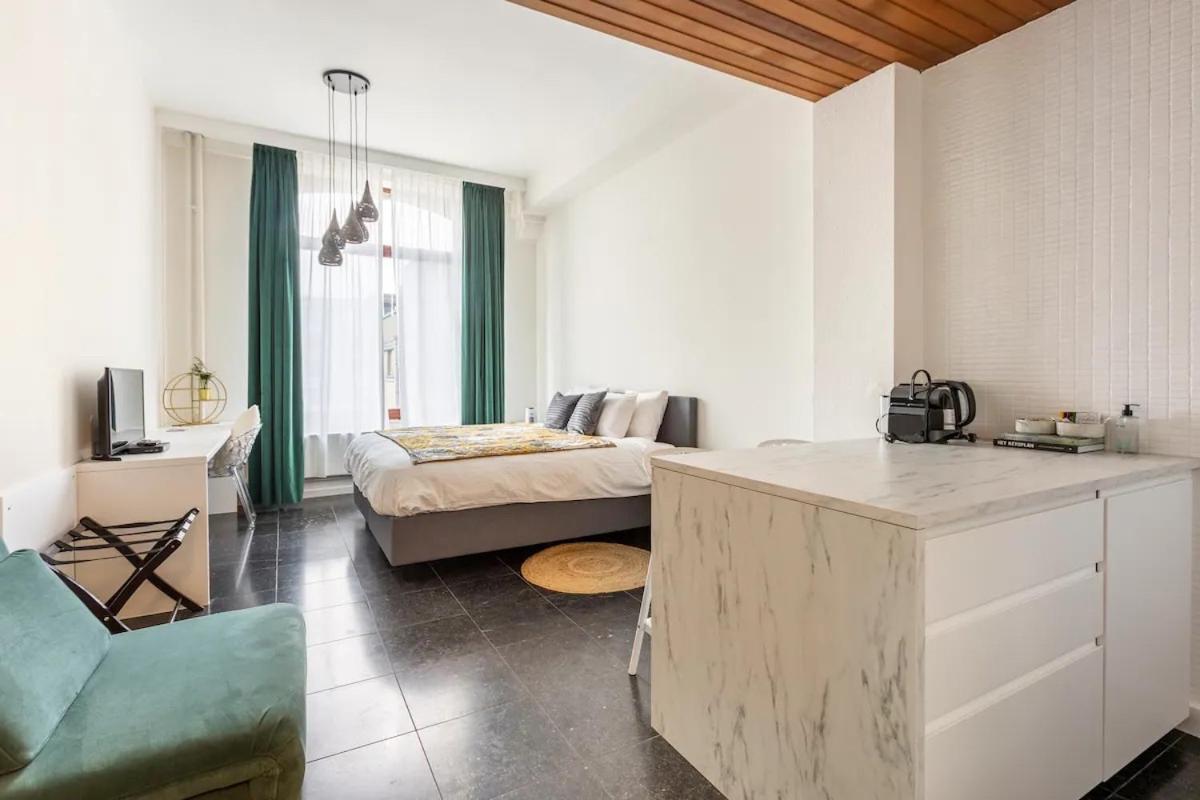 Riverview Studio In Historical Heart Of Antwerpen Buitenkant foto